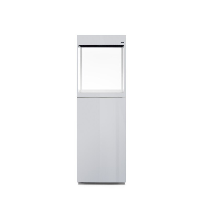 Akvárium set AQUAEL GLOSSY CUBE Day&Night bílé 135L