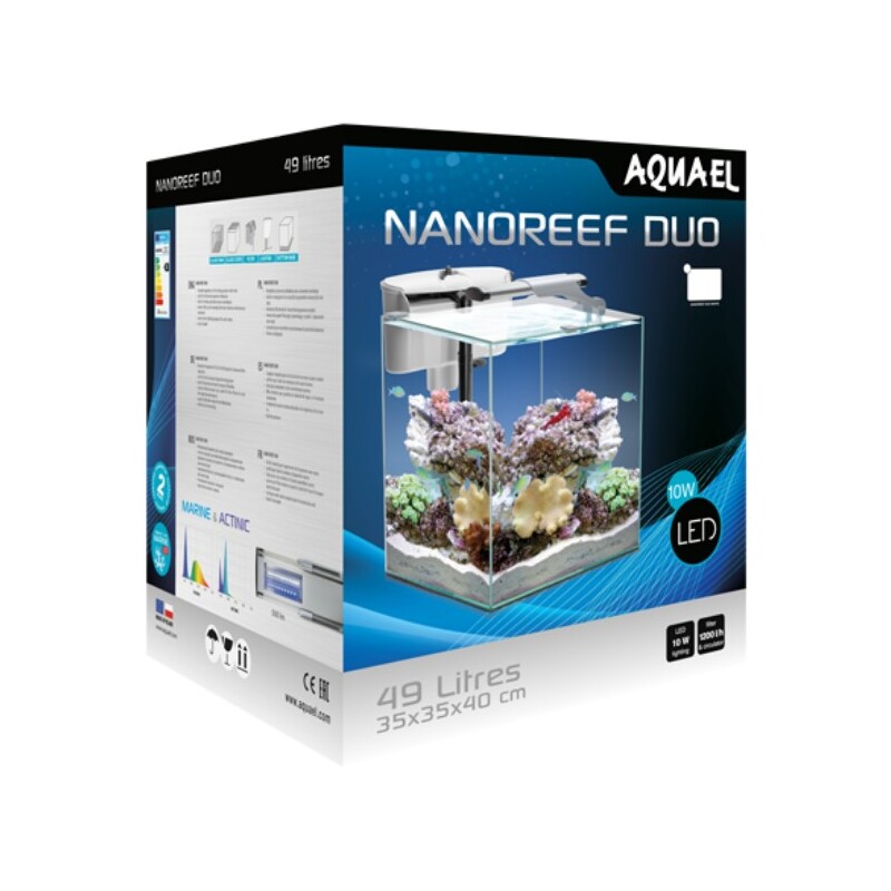Akvárium set AQUAEL NANO REEF DUO Bílý 35 2.0 