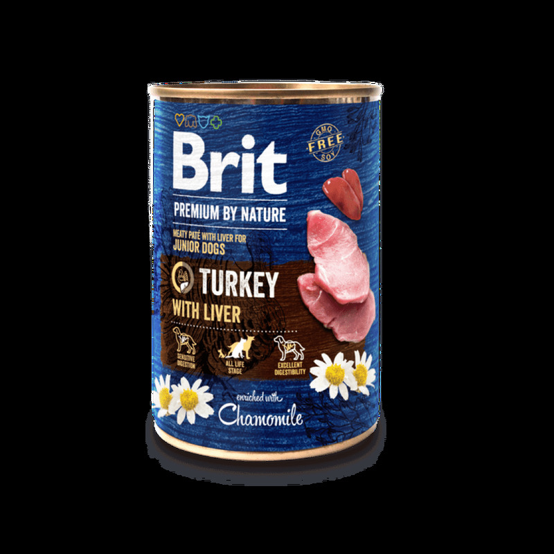 Brit Premium by Nature Turkey with Liver 400 g 