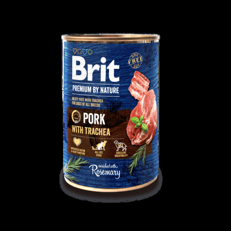 Brit Premium by Nature Pork with Trachea 400 g 