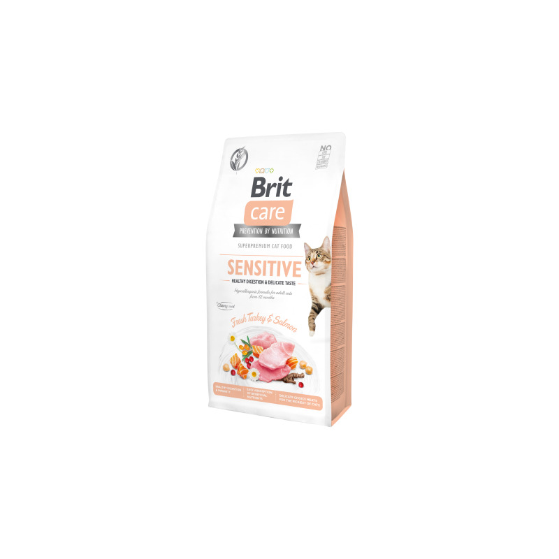 Brit Care Cat Grain-Free Sensitive Healthy Digestion & Delicate Taste 7 kg