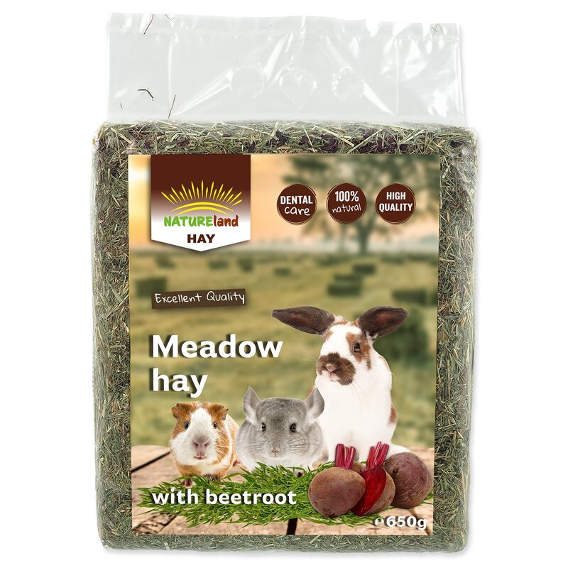 Nature Land Hay Seno s červenou řepou 0,65 kg 
