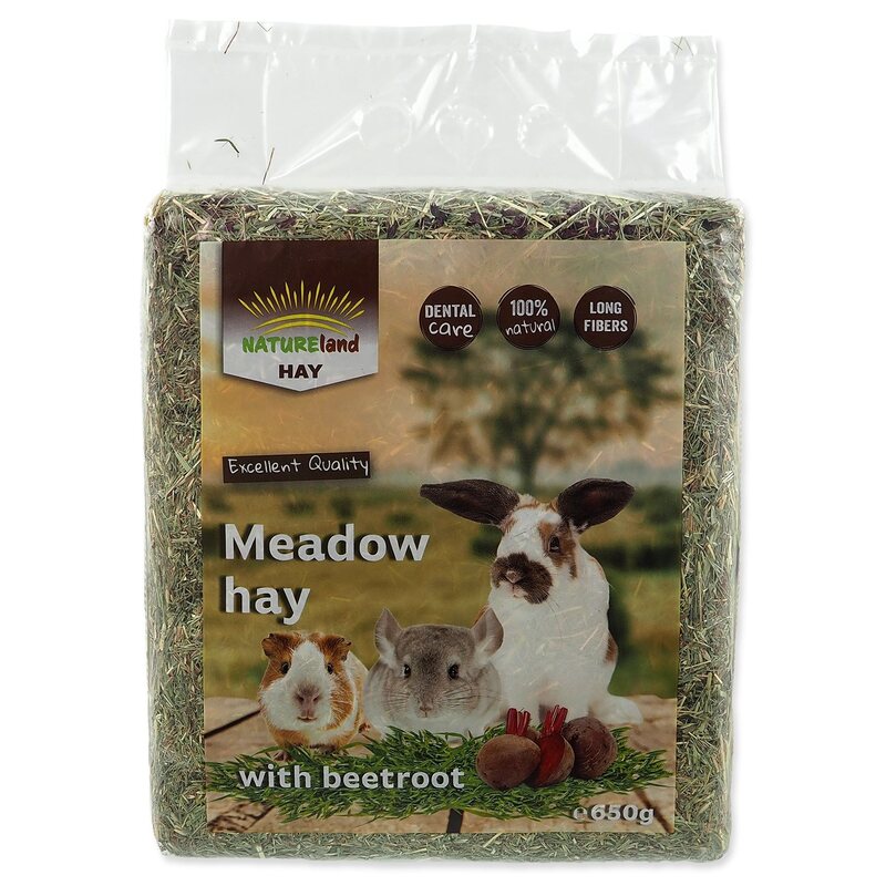Nature Land Hay Seno s červenou řepou 0,65 kg 