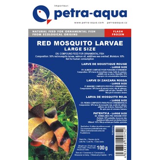 Petra-Aqua Mražená Patentka červená velká 100g - BLISTR