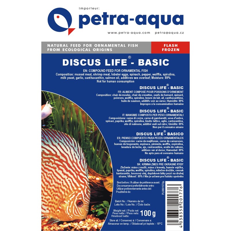Petra-Aqua Mražený pro terčovce 100g - BLISTR