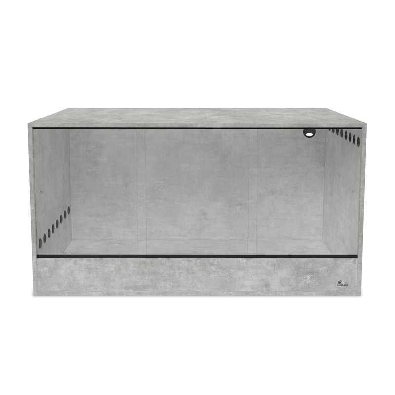 Diversa Dřevěné terárium 150 x 80 x 80 cm - Beton
