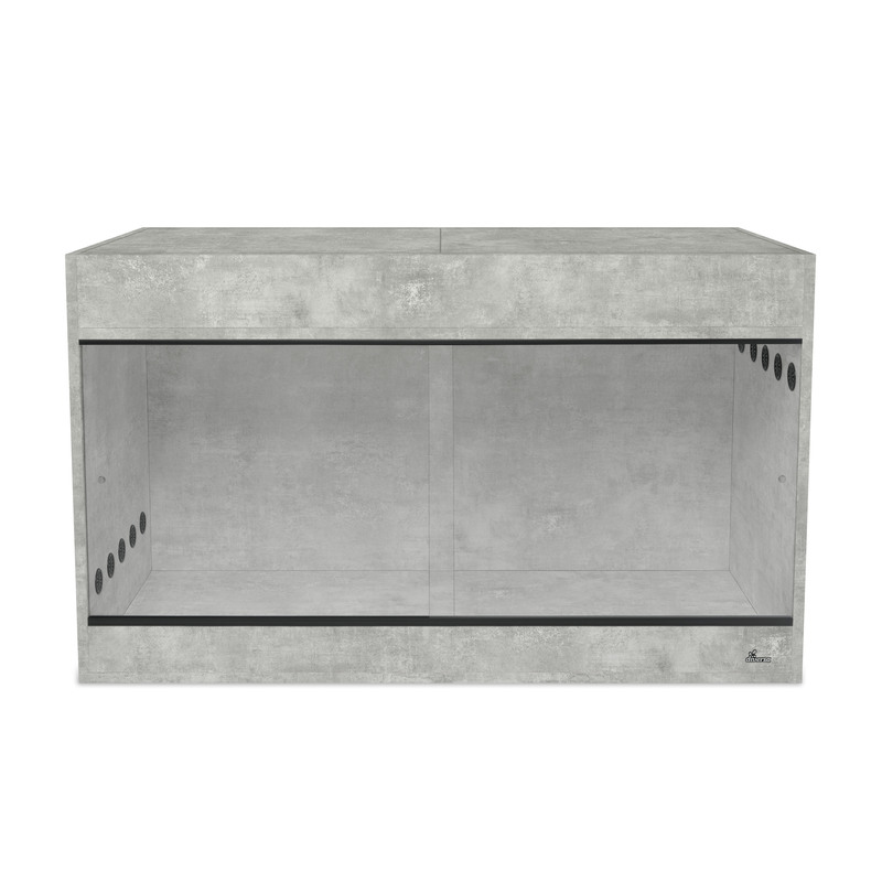 Diversa Dřevěné terárium s nástavcem 120 x 50 x 72 cm - Beton