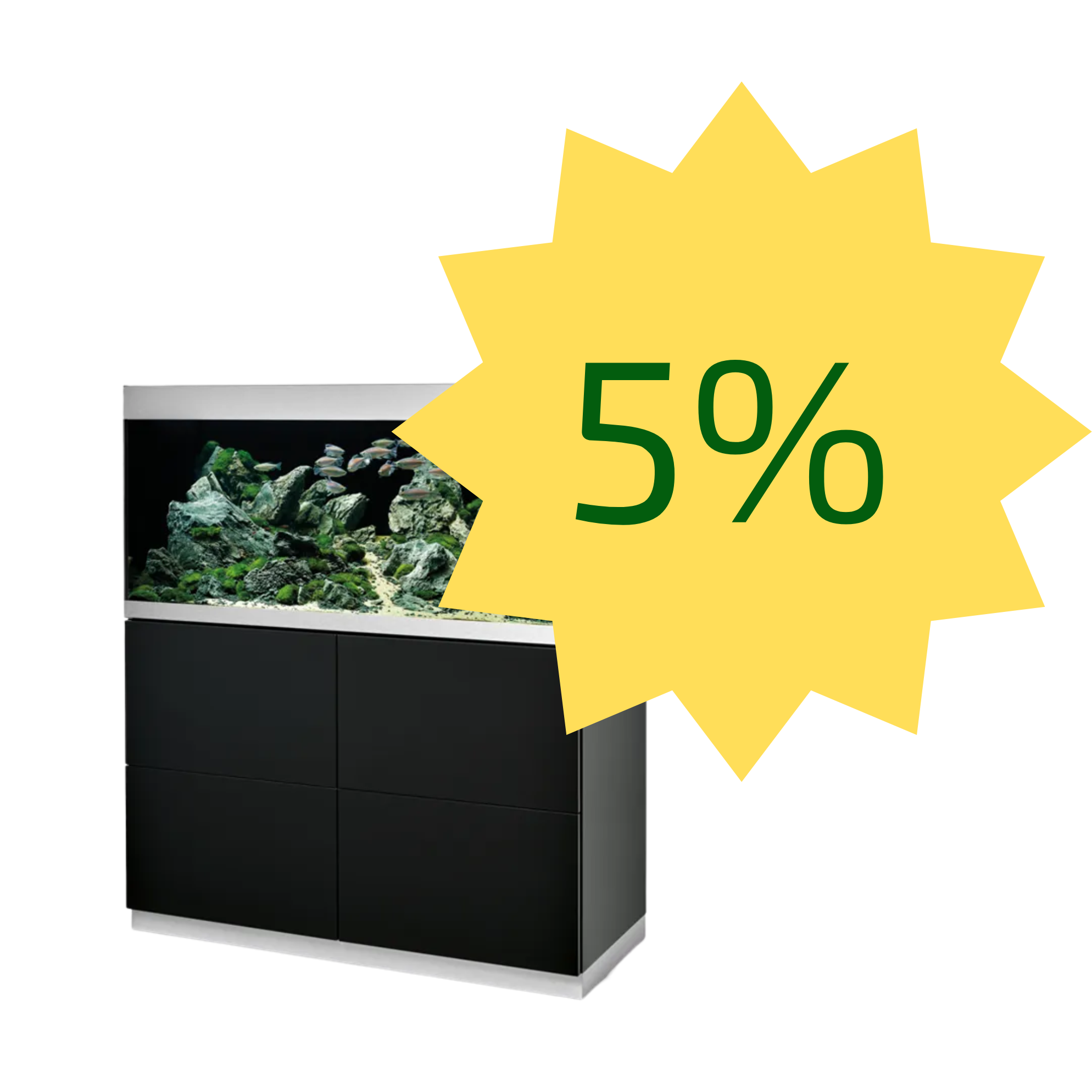 Banner. 1 - Sleva 5% na akvarijní sety