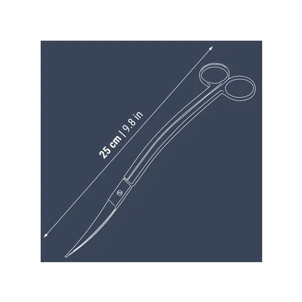 DENNERLE nůžky prohnuté ( 250 mm )