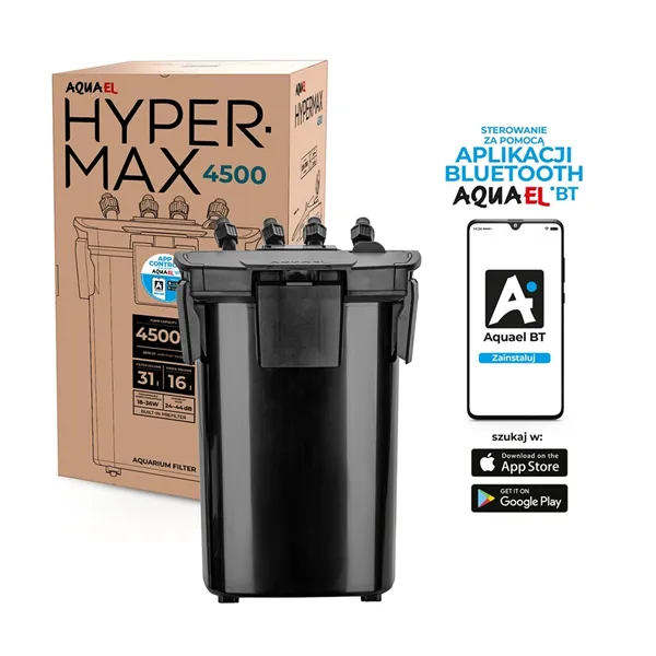 Akvarijní filtr Aquael Hypermax 4500 BT