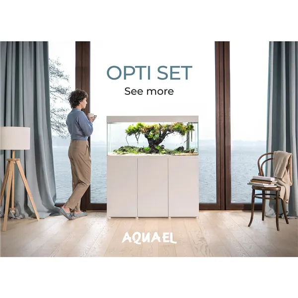 Akvárium set AQUAEL Opti Set 240 Day&Night bílé 240L