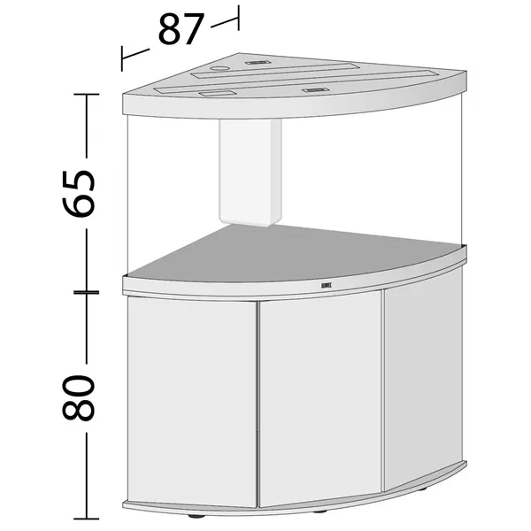 Akvárium Juwel Trigon 350 LED bílé