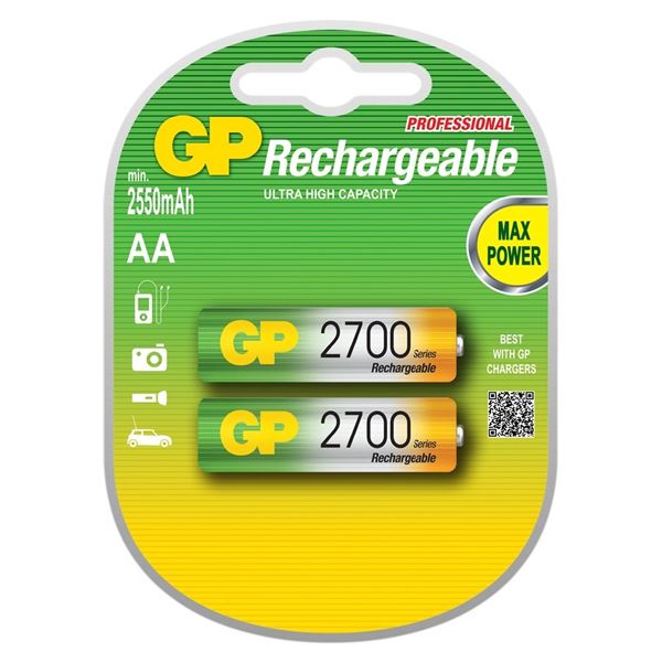 Baterie GP AA nabíjecí 1,2 V 2 Ks