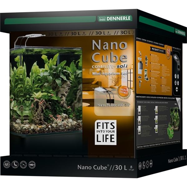 Akvarium DENNERLE NanoCube Complete+ SOIL 30L PowerLED