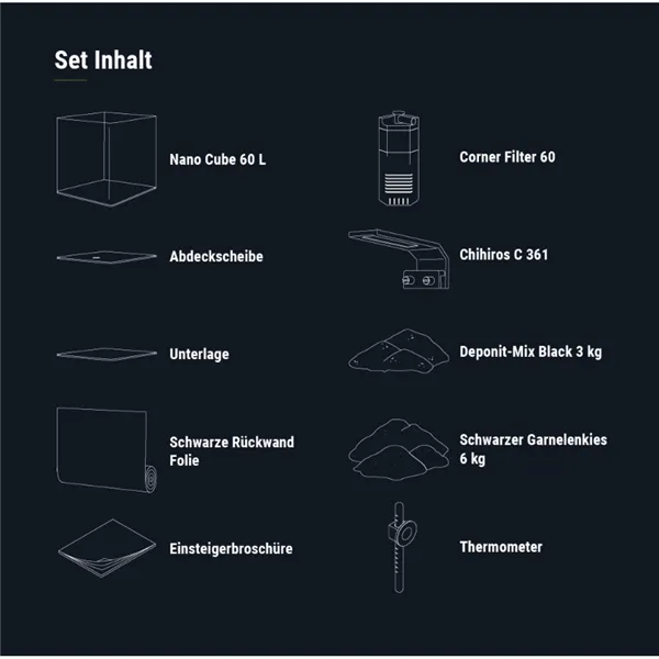 Akvárium DENNERLE NanoCube Complete 60L