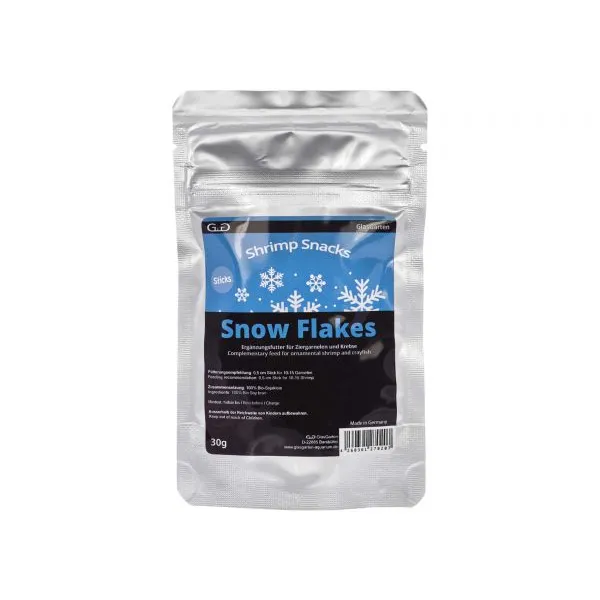 GlasGarten – Shrimp Snacks Snow Flakes 30 g