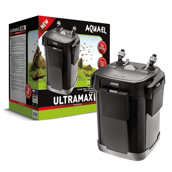 Akvarijní filtr Aquael Ultramax 1000 + topítko Platinum Heater 200W ZDARMA