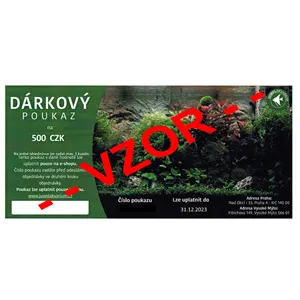 Dárkový poukaz v hodnotě 500kč Dárkový poukaz v hodnotě 500kč