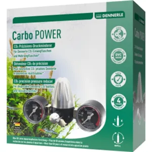 DENNERLE CO2 ventil Carbo POWER se dvěma manometry DENNERLE CO2 ventil Carbo POWER se dvěma manometry