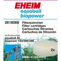 Filtrační náplň Eheim Aquaball- vložka bílá malá (2ks) Filtrační náplň Eheim Aquaball- vložka bílá malá (2ks)