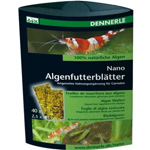 DENNERLE NANO Řasové plátky Algenfutterblätter 40ks DENNERLE NANO Řasové plátky Algenfutterblätter 40ks