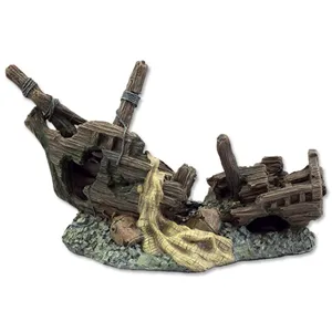 Dekorace Vrak lodi 22 cm Dekorace Vrak lodi 22 cm