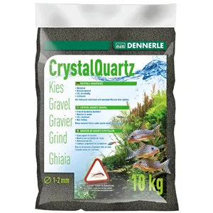 DENNERLE Crystal-Quartz, černý písek 10kg DENNERLE Crystal-Quartz, černý písek 10kg