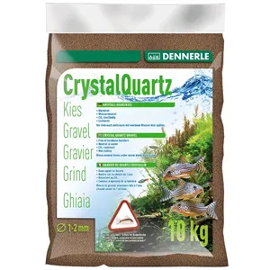 DENNERLE Crystal-Quartz, tmavě hnědý písek 10kg DENNERLE Crystal-Quartz, tmavě hnědý písek 10kg