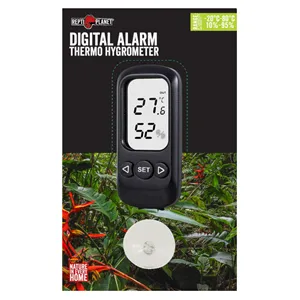 Teploměr vlhkoměr LCD REPTI PLANET s alarmem - vnitřní