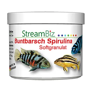 StreamBiz Cichlid Spirulina soft granulat 80 g StreamBiz Cichlid Spirulina soft granulat 80 g
