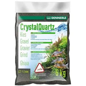 DENNERLE Crystal-Quartz, černý písek 5kg DENNERLE Crystal-Quartz, černý písek 5kg