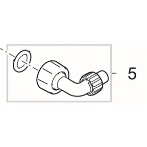 Oase Náhradní přípojka pro hadice k ClearTronic Oase Náhradní přípojka pro hadice k ClearTronic
