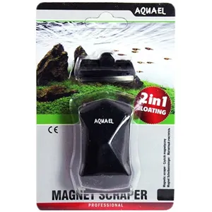 Aquael magnetický čistič S 2v1 pro sklo do 6mm Aquael magnetický čistič S 2v1 pro sklo do 6mm