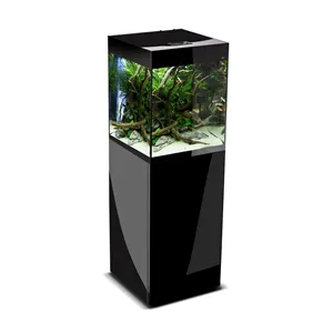 Akvárium set AQUAEL GLOSSY CUBE ST Day&Night černé 135L Akvárium set AQUAEL GLOSSY CUBE ST Day&Night černé 135L