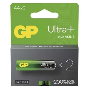 Baterie GP AA Alkaline Ultra Plus 1,5 V 2 KS Baterie GP AA Alkaline Ultra Plus 1,5 V 2 KS