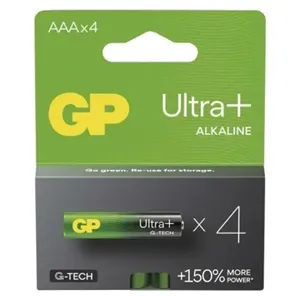 Baterie BP AAA Alkaline Ultra Plus 1,5 V 4 Ks Baterie BP AAA Alkaline Ultra Plus 1,5 V 4 Ks