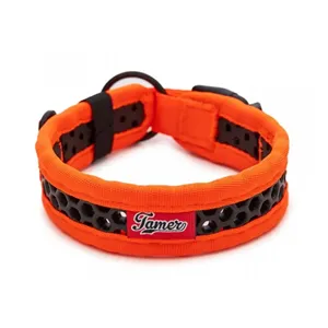 Tamer obojek Softy oranžovo-černý - šířka 3,3 cm, obvod krku 30-36 cm Tamer obojek Softy oranžovo-černý - šířka 3,3 cm, obvod krku 30-36 cm