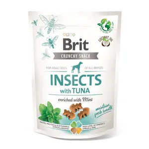 Brit Care Dog Crunchy Cracker Insects with Tuna enriched with Mint 200 g Brit Care Dog Crunchy Cracker Insects with Tuna enriched with Mint 200 g
