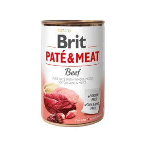 Brit Paté & Meat Dog Beef 400 g Brit Paté & Meat Dog Beef 400 g