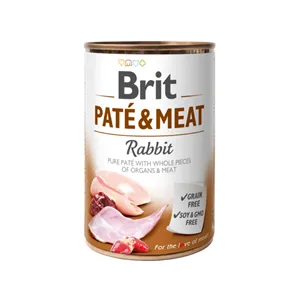 Brit Paté & Meat Dog Rabbit 400 g Brit Paté & Meat Dog Rabbit 400 g