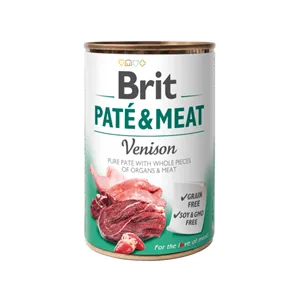 Brit Paté & Meat Dog Venison 400 g Brit Paté & Meat Dog Venison 400 g