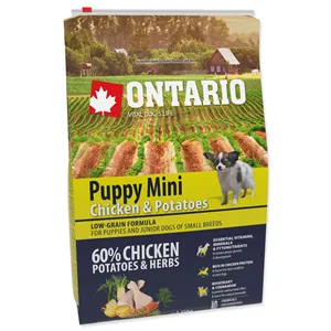 Ontario Puppy Mini Chicken & Potatoes 2,25 kg Ontario Puppy Mini Chicken & Potatoes 2,25 kg