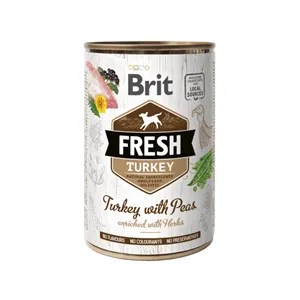 Brit Fresh Turkey with Peas 400 g Brit Fresh Turkey with Peas 400 g