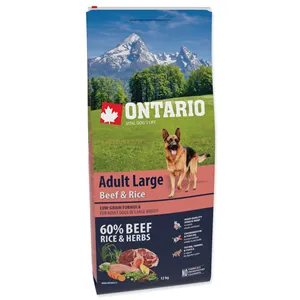 Ontario Adult Large Beef & Rice 12 kg Ontario Adult Large Beef & Rice 12 kg
