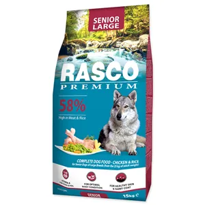 Rasco Premium Senior Large kuře s rýží 15 kg Rasco Premium Senior Large kuře s rýží 15 kg