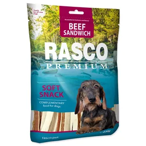 Rasco Premium hovězí s treskou, sendvič 230 g Rasco Premium hovězí s treskou, sendvič 230 g