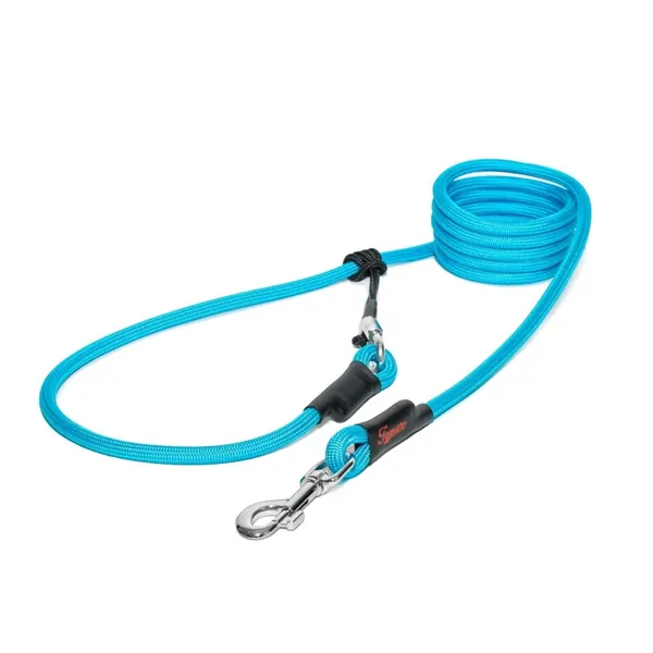 Tamer lanové vodítko Easy Long - velký pes, blankytně modrá, 3 m
