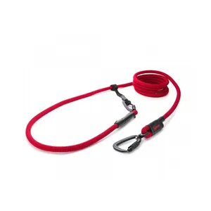 Tamer lanové vodítko Easy Long Twist - velký pes, červené s černým prošitím, 3 m Tamer lanové vodítko Easy Long Twist - velký pes, červené s černým prošitím, 3 m