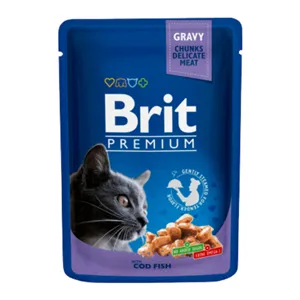 Brit Premium Cat Pouches with Cod Fish 100 g Brit Premium Cat Pouches with Cod Fish 100 g
