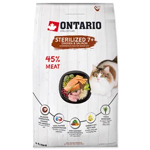 Ontario Cat Sterilised 7+ 6,5 kg Ontario Cat Sterilised 7+ 6,5 kg